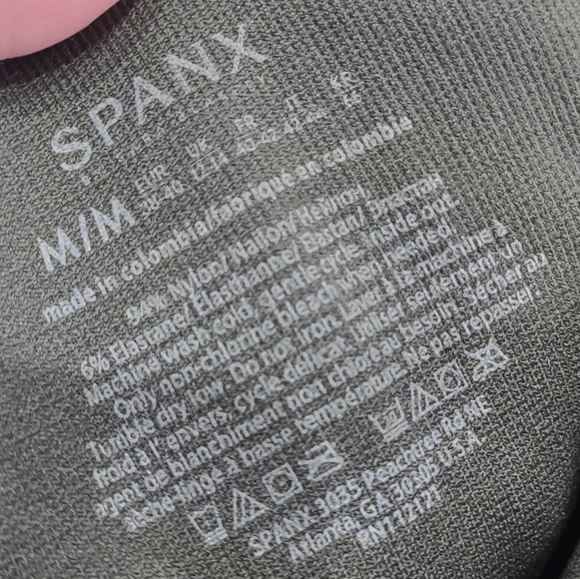 SPANX Look At Me Now camo green high waisted leggings M - Picture 4 of 4